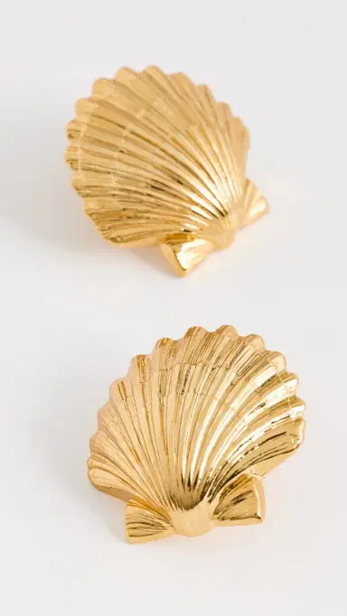 Jennifer Behr Mar Earrings Gold One Size | Thumbnail 4