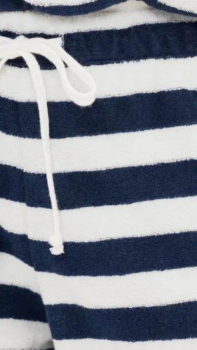 Suzie Kondi Shallis Shorts Navy Ivory Stripe S | Thumbnail 6