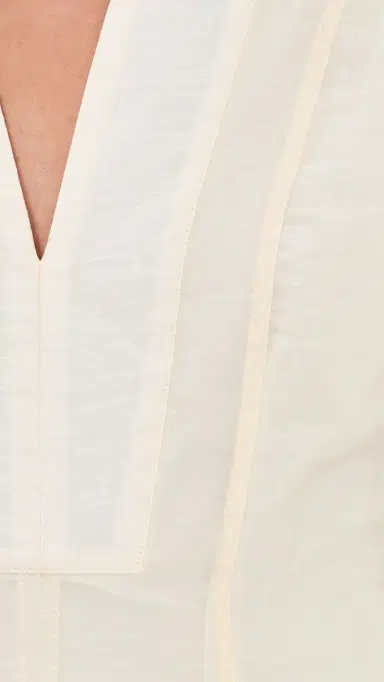 Aligne Tracy Sheer Midi Dress White | Thumbnail 6
