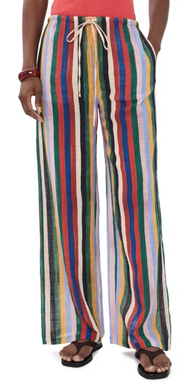Staud Mateo Pants Artist tripe | Thumbnail 1