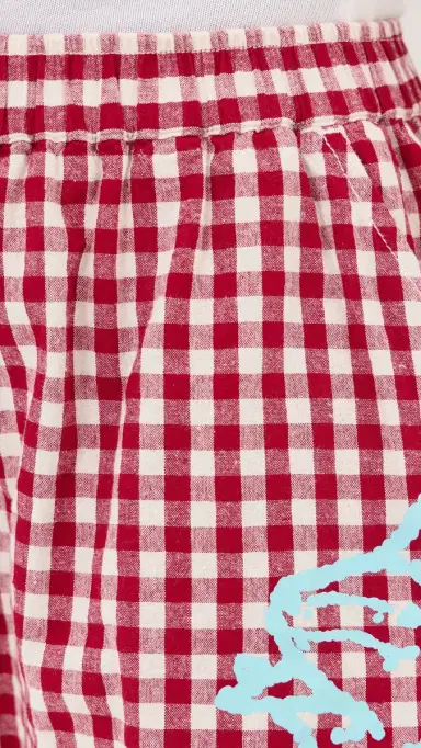 Ciao Ciao Vacation Bloom Check Boxer Shorts Red/Pink | Thumbnail 6