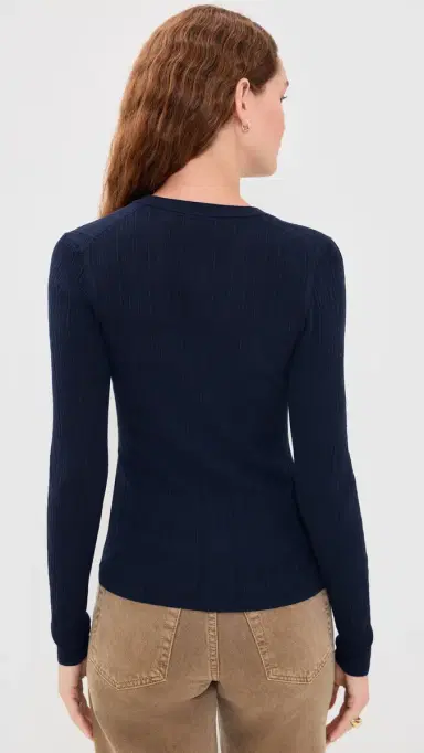 A.L.C. A. L.C. Fisher Cardigan Navy M | Thumbnail 3