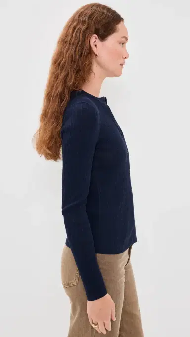 A.L.C. A. L.C. Fisher Cardigan Navy M | Thumbnail 4