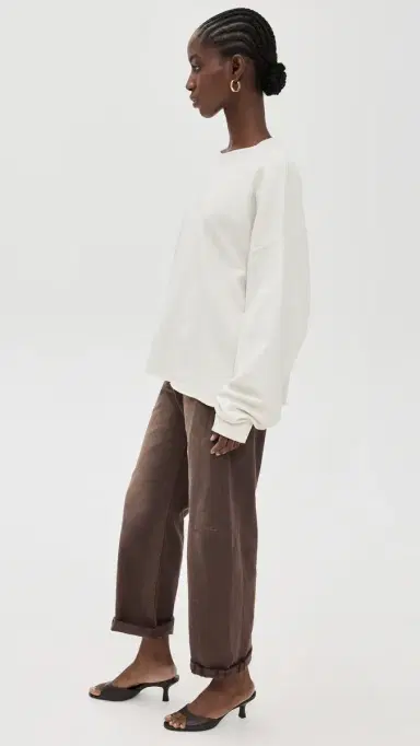 Rachel Comey Fonder Sweatshirt Dirty White XS/S | Thumbnail 4 Rachel Comey Fonder Sweatshirt Dirty White XS/S | Thumbnail 4