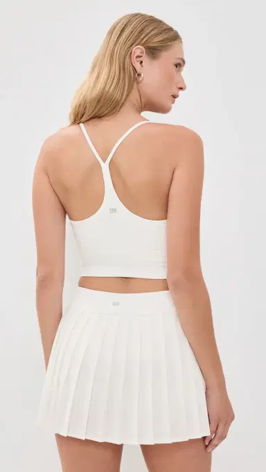 Splits59 Airweight Crop Tank White | Thumbnail 4
