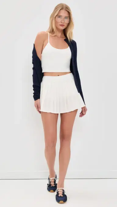 Splits59 Airweight Crop Tank White | Thumbnail 6