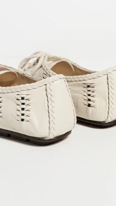 FRĒDA SALVADOR Mahira Woven Loafers Vanilla Woven Calf | Thumbnail 4