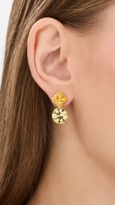 Jennifer Behr Gavin Earrings Citrine Multi One Size | Thumbnail 3 Jennifer Behr Gavin Earrings Citrine Multi One Size | Thumbnail 3