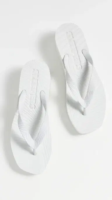 SLEEPERS High Platform Flip Flops White | Thumbnail 5
