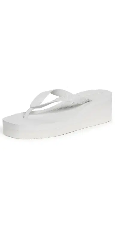 SLEEPERS High Platform Flip Flops White | Thumbnail 1