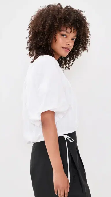 Rachel Comey Shapley Top White | Thumbnail 4 Rachel Comey Shapley Top White | Thumbnail 4