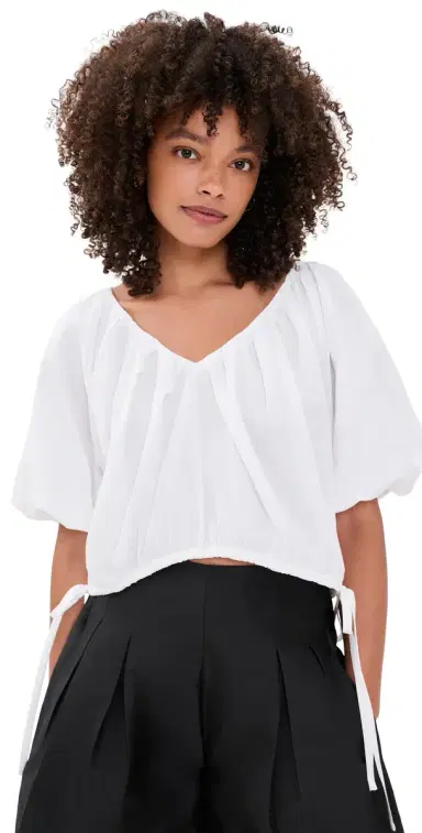 Rachel Comey Shapley Top White | Thumbnail 1 Rachel Comey Shapley Top White | Thumbnail 1