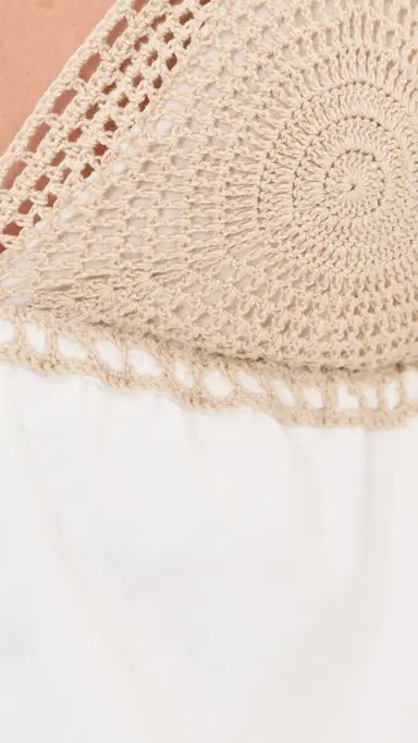 Dress To Crochet Bodice Halter Top Off-White L | Thumbnail 6
