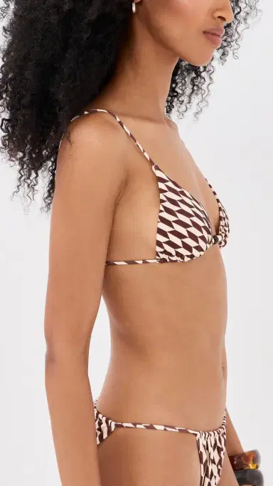 Onia Jolie Bikini Top Cacao/Ecru M | Thumbnail 4