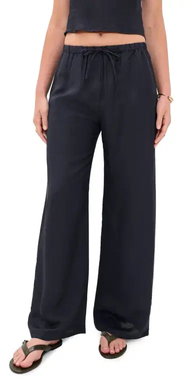 LESET Daniel Drawstring Pocket Pants idnight | Thumbnail 1