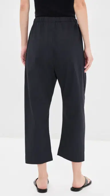 Roucha Pape Poplin Pants Dark Blue S | Thumbnail 4