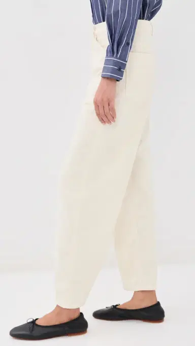 Nili Lotan Tribeca Corduroy Pants Stone | Thumbnail 4 Nili Lotan Tribeca Corduroy Pants Stone | Thumbnail 4