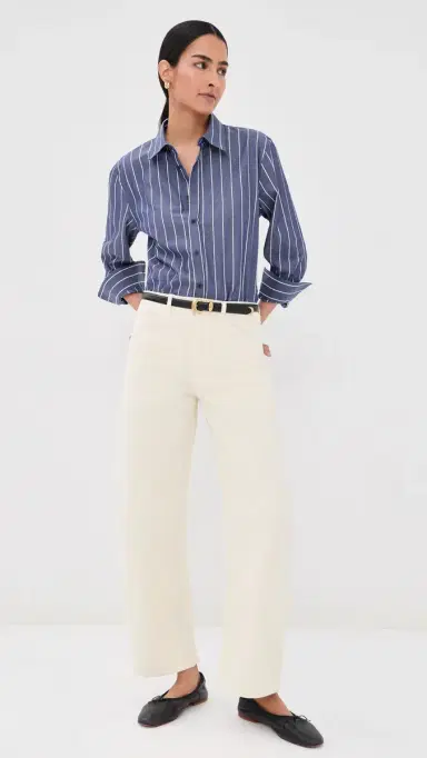 Nili Lotan Tribeca Corduroy Pants Stone | Thumbnail 5 Nili Lotan Tribeca Corduroy Pants Stone | Thumbnail 5