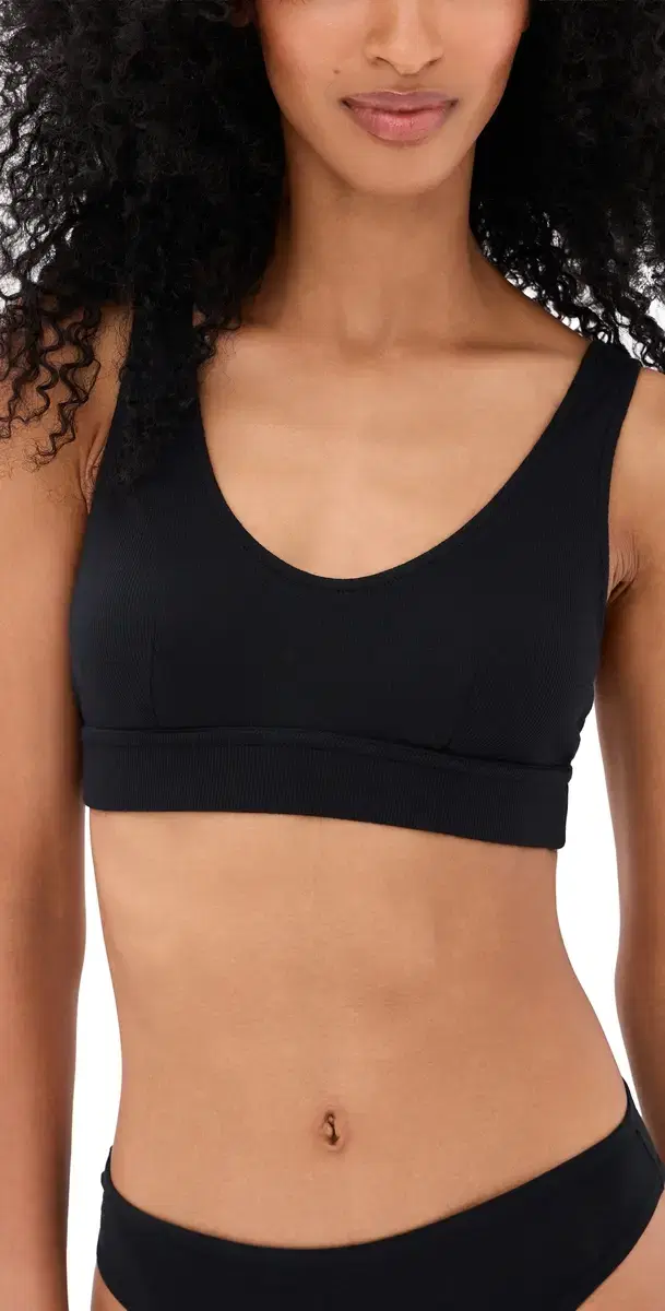 Commando Better Than Basic Rib Bralette Black