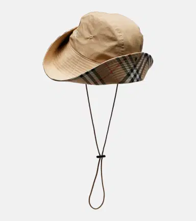 Burberry Check gabardine hat | Thumbnail 2