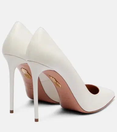 Aquazzura Purist 105 leather pumps | Thumbnail 3 Aquazzura Purist 105 leather pumps | Thumbnail 3