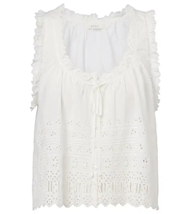 Dôen Toussine broderie anglaise cotton top