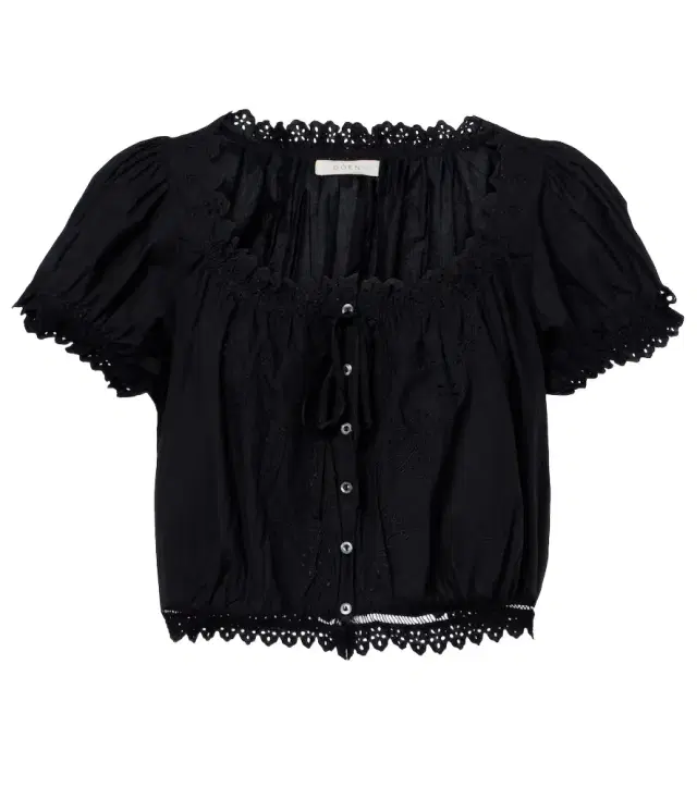 Dôen Nera embroidered cotton top