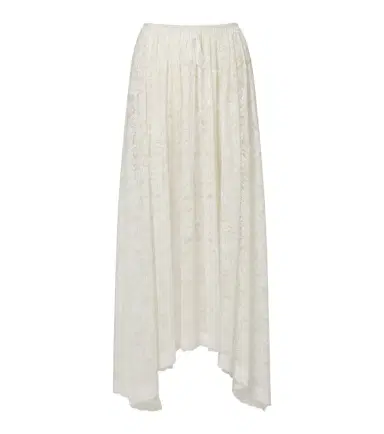 DÔEN Dôen Zinnia asymmetric lace midi skirt | Thumbnail 1