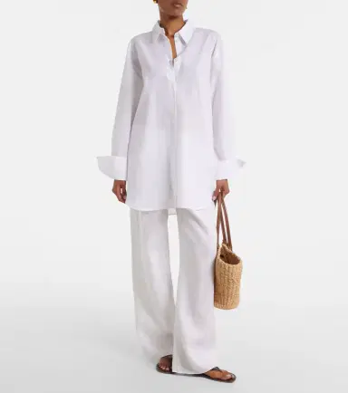 DÔEN Dôen Lavon linen straight pants | Thumbnail 3