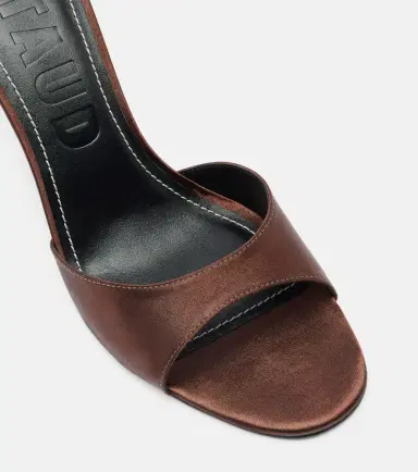 Staud Brigitte satin wedge mules | Thumbnail 4 Staud Brigitte satin wedge mules | Thumbnail 4