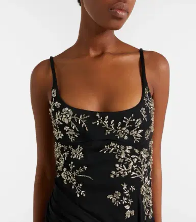 Alexander McQueen Draped embellished gown | Thumbnail 3
