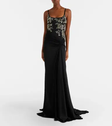 Alexander McQueen Draped embellished gown | Thumbnail 6