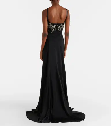 Alexander McQueen Draped embellished gown | Thumbnail 7