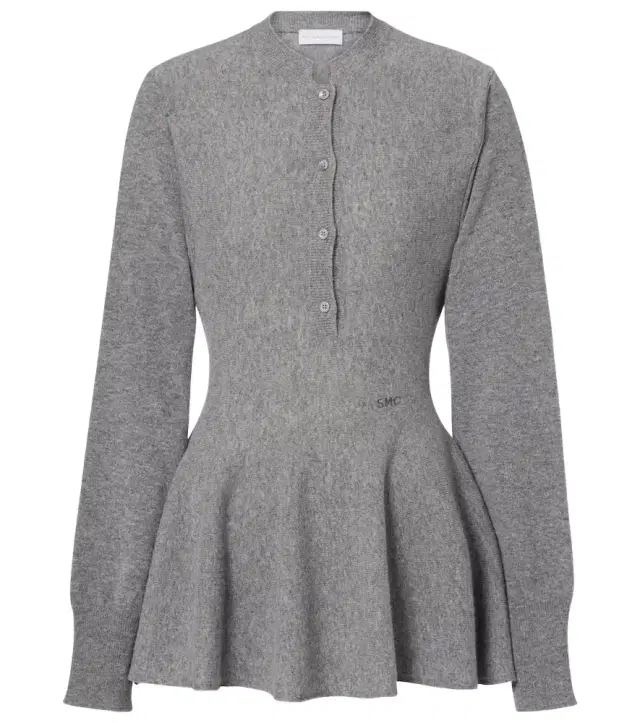 Stella McCartney Peplum virgin wool top