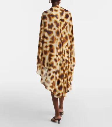 Christopher Esber Gyre printed asymmetric caped minidress | Thumbnail 2