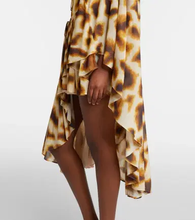 Christopher Esber Gyre printed asymmetric caped minidress | Thumbnail 3