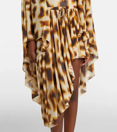 Christopher Esber Gyre printed asymmetric caped minidress | Thumbnail 6