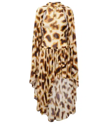 Christopher Esber Gyre printed asymmetric caped minidress | Thumbnail 1