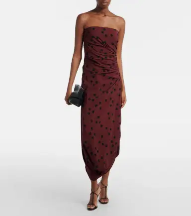 Proenza Schouler Nayara polka-dot maxi dress | Thumbnail 3 Proenza Schouler Nayara polka-dot maxi dress | Thumbnail 3