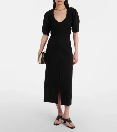 Proenza Schouler Clarissa cotton-blend midi dress | Thumbnail 4