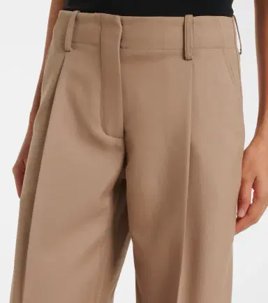 Proenza Schouler Halima wool-blend gabardine wide-leg pants | Thumbnail 4 Proenza Schouler Halima wool-blend gabardine wide-leg pants | Thumbnail 4
