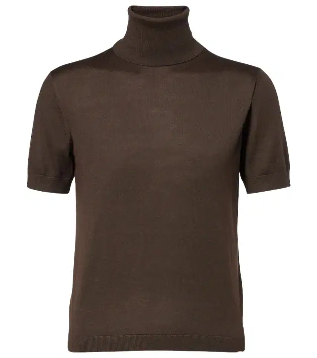 Cashmere turtleneck top