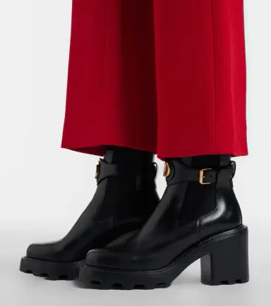 Valentino Garavani Beatle VLogo leather ankle boots | Thumbnail 5 Valentino Garavani Beatle VLogo leather ankle boots | Thumbnail 5