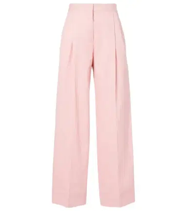 Jil Sander Pleated cotton twill wide-leg pants | Thumbnail 1 Jil Sander Pleated cotton twill wide-leg pants | Thumbnail 1