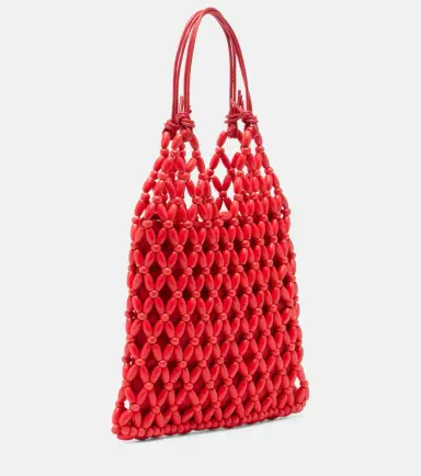 Staud Karla beaded top-handle bag | Thumbnail 2 Staud Karla beaded top-handle bag | Thumbnail 2