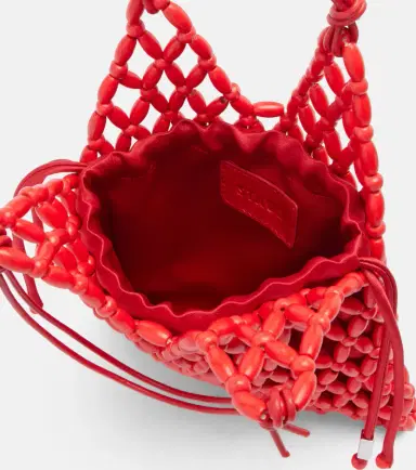 Staud Karla beaded top-handle bag | Thumbnail 3 Staud Karla beaded top-handle bag | Thumbnail 3