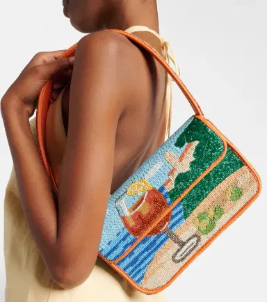 Staud Tommy Small beaded shoulder bag | Thumbnail 4