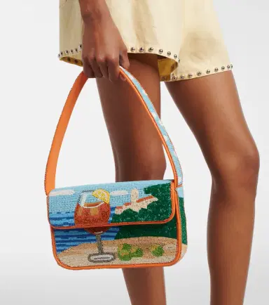 Staud Tommy Small beaded shoulder bag | Thumbnail 5