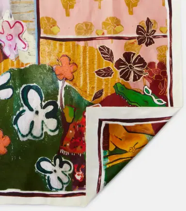 ALÉMAIS Alémais x MLAK printed silk twill scarf | Thumbnail 2