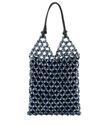 Staud Karla beaded top-handle bag | Thumbnail 1 Staud Karla beaded top-handle bag | Thumbnail 1